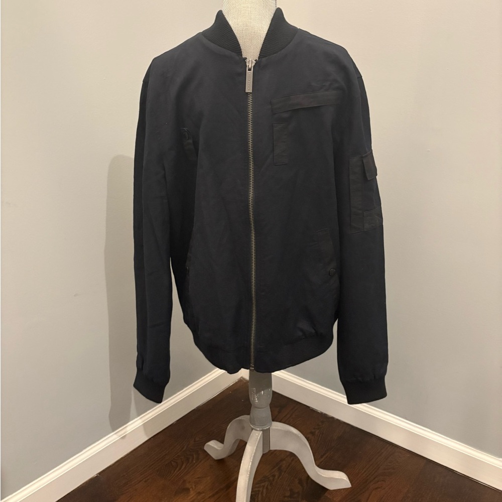 NATIVE YOUTH Black Bomber Jacket